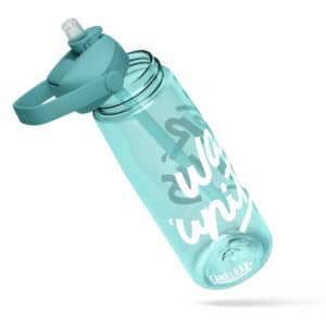 Our Water Unites Us Flip Straw Water Bottle